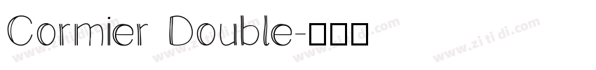 Cormier Double字体转换